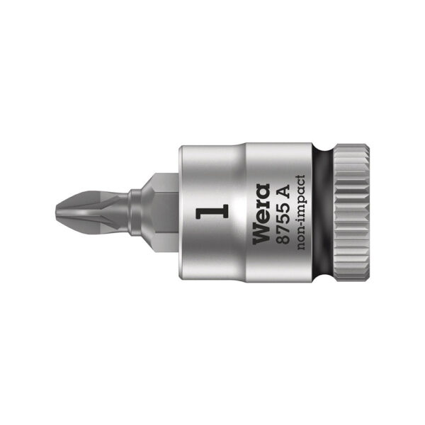 Wera 05003353001 8755 A Pozidriv 1/4'' Zyklop Bit Socket