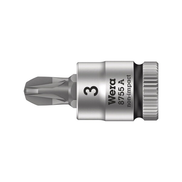 Wera 05003355001 8755 A Pozidriv 1/4'' Zyklop Bit Socket