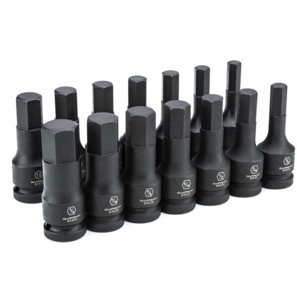 GearWrench 88693 14pc 1/2'' Drive Hex Impact Socket Set