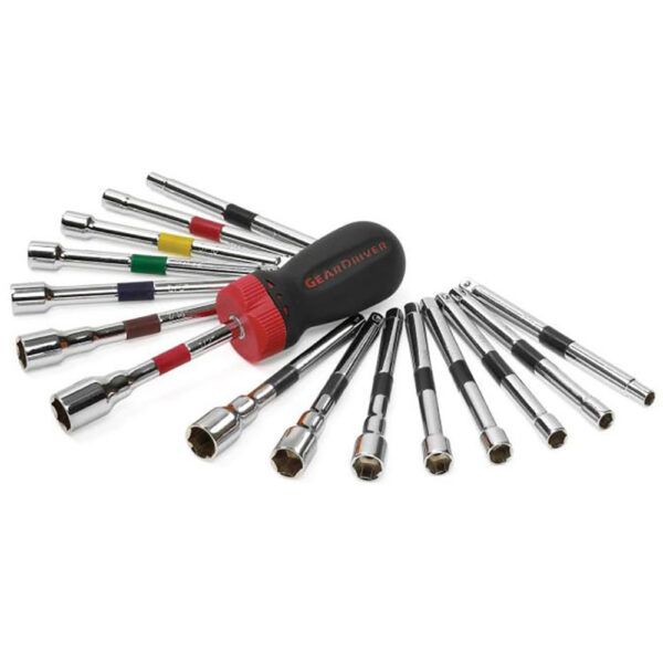GearWrench 8916D 16 Pc. SAE/Metric Ratcheting Nutdriver Set