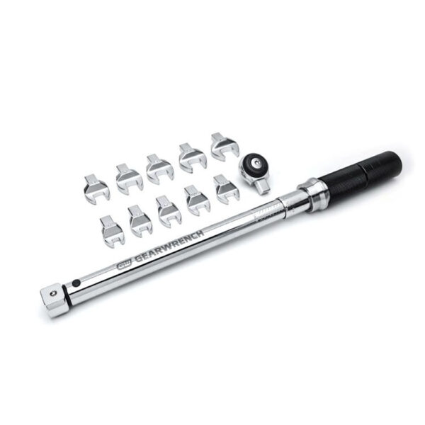 GearWrench 89453 12PC 3/8'' Drive Metric Open End Interchangeable Torque Wrench Set