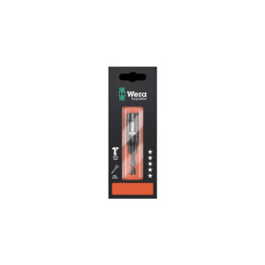 Wera 05073990001 897/4 1/4'' Hex IMP R SB Impaktor Bit Holder w/ Retaining Ring and Ring Magnet