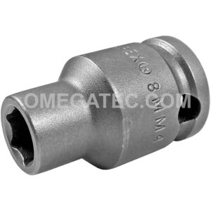 Apex 8MM43 8mm 6-Point Standard Impact Socket, Thin Wall, 3/8'' Square Drive