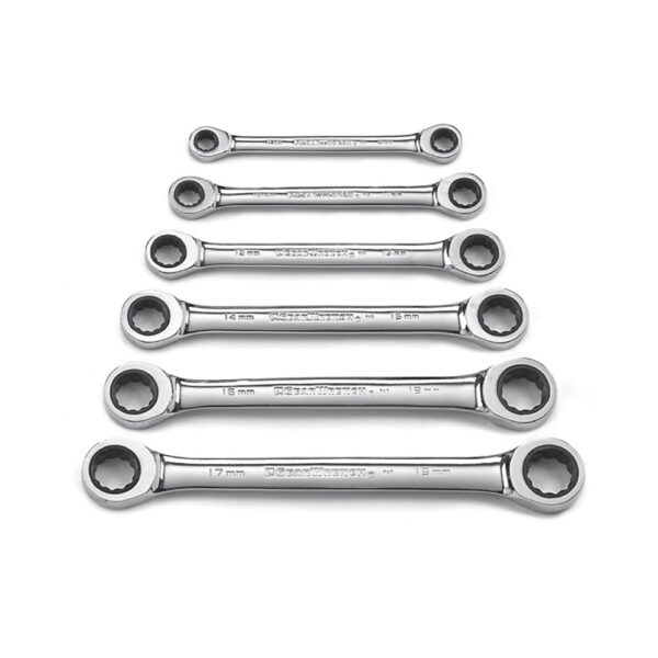 GearWrench 72-Tooth 12 Point Double Box Ratcheting Wrenches