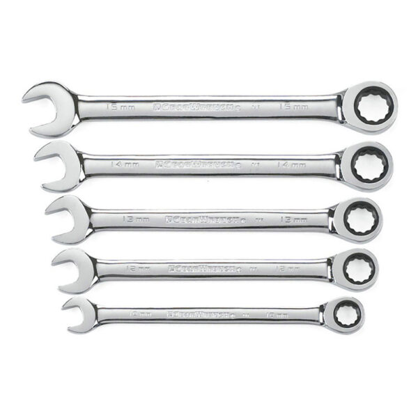 GearWrench 72-Tooth 12 Point Ratcheting Combination Wrenches