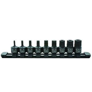 94409TS Astro Pneumatic 9PC 3/8'' Drive Nano Impact Triple Square Bit Sockets
