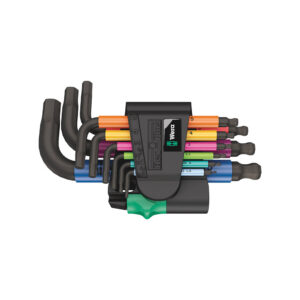 Wera 05133164001 9 Pc. 950/9 Hex-Plus Multicolor 2 BlackLaser Metric L-Key Set