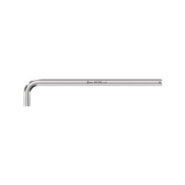 Wera 05022125001 950 L HF Chrome-Plated Metric L-Key w/ Holding Function