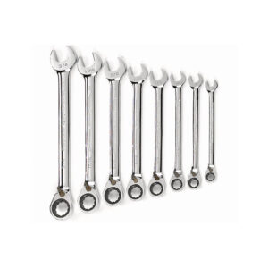 GearWrench 9533N 8PC 72-Tooth 12 Point Reversible Ratcheting Combination SAE Wrench Set