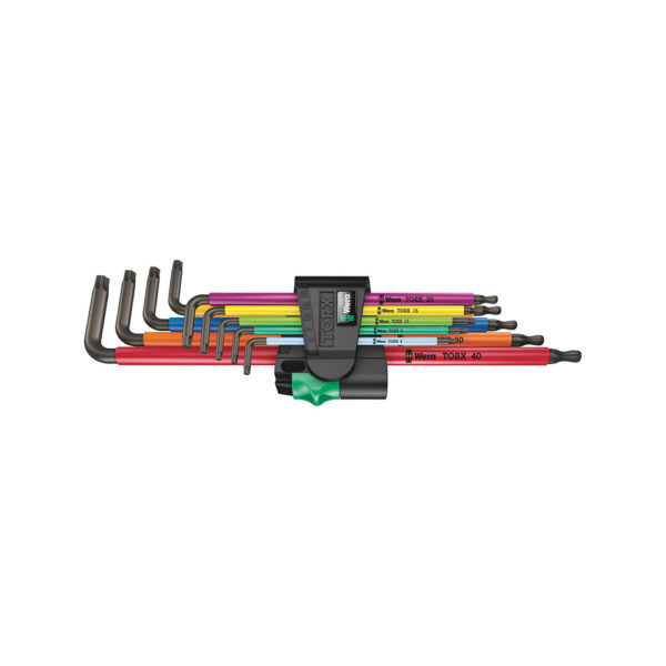 Wera 05024480001 9 Pc. 967/9 TX XL Multicolor 1 TORX Long L-Key Set