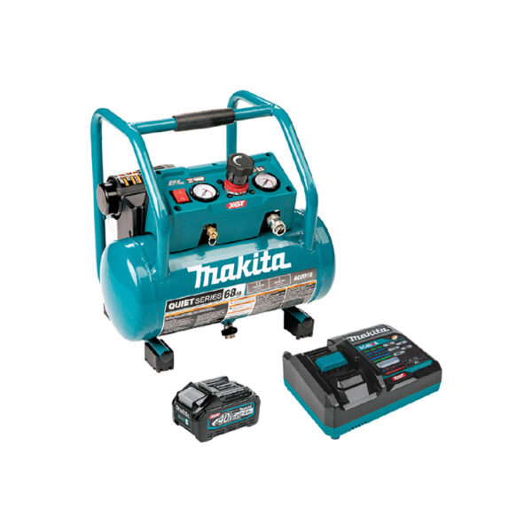 AC001GM1 Makita 40V max XGT Brushless Cordless 2 Gallon Quiet Series Compressor Kit (4.0Ah)