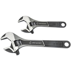 ATWJ2610VS Crescent 2PC Wide Jaw Adjustable Wrench Set 6'' & 10''