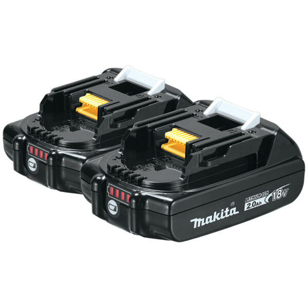 BL1820B-2 Makita 18V LXT Lithium-Ion Compact 2.0Ah Battery, 2/PK