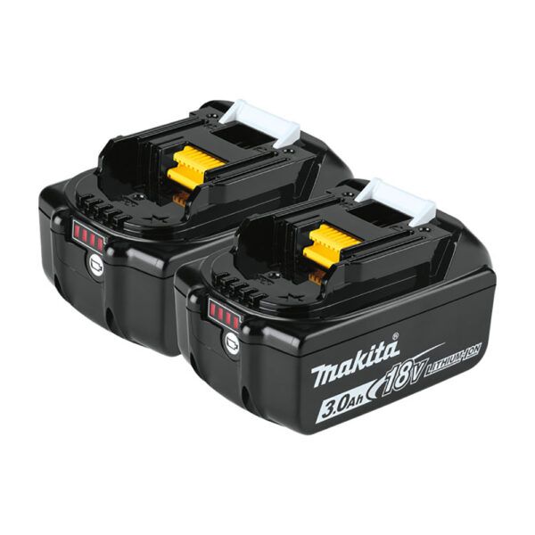 BL1830B-2 Makita 18V LXT Lithium-Ion 3.0Ah Battery, 2/PK