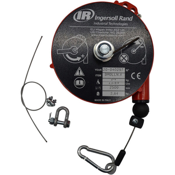 Ingersoll Rand BMDLLN-4 Medium Duty Locking Long Cable Spring Balancer, 4.4-8.8lbs