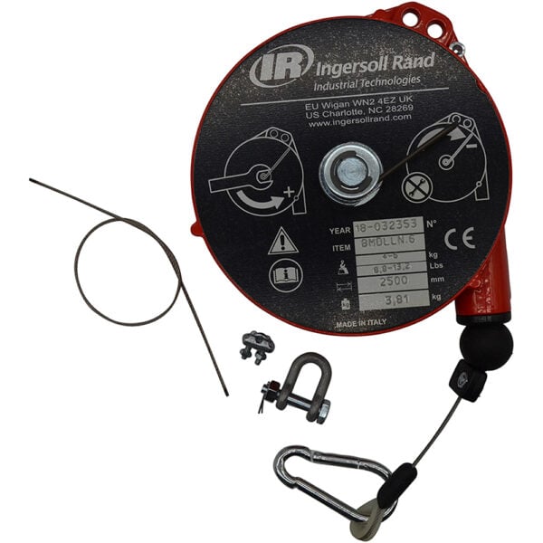Ingersoll Rand BMDLLN-6 Medium Duty Locking Long Cable Spring Balancer, 8.8-13.2lbs