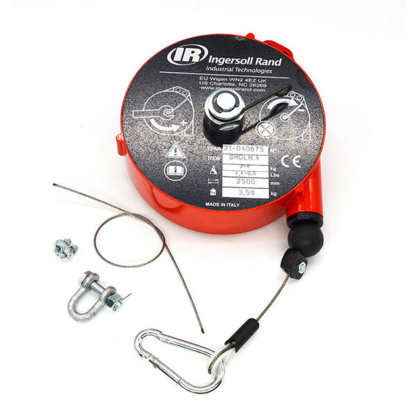 Ingersoll Rand BMDLN-4 Medium Duty Long Spring Cable Balancer, 4.4-8.8lbs