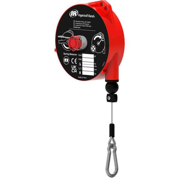 Ingersoll Rand BMDLN-12-Y Medium Duty Long Spring Cable Balancer, 22-30lbs