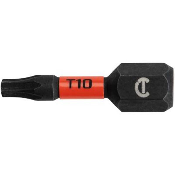 CAVB1T10-25 Crescent T10 x 1'' Torx VORTEX Impact Power Bit - 25 Pack
