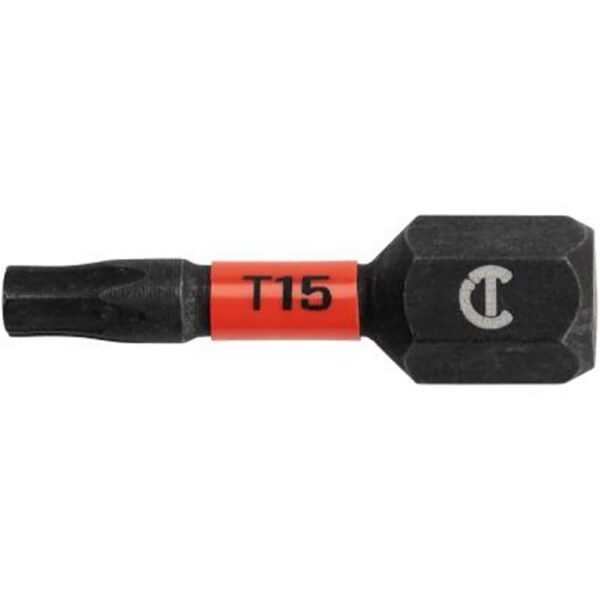 CAVB1T15-25 Crescent T15 x 1'' Torx VORTEX Impact Power Bit - 25 Pack
