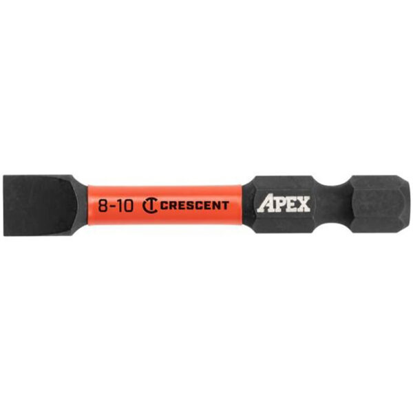 CAVB2SL8-10-25 Crescent 8 - 10 x 2'' Slotted VORTEX Impact Power Bit - 25 Pack