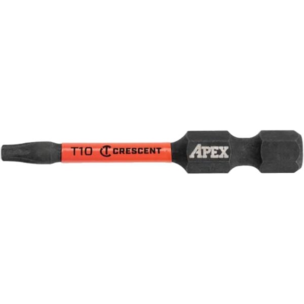 CAVB2T10-25 Crescent T10 x 2'' Torx VORTEX Impact Power Bit - 25 Pack