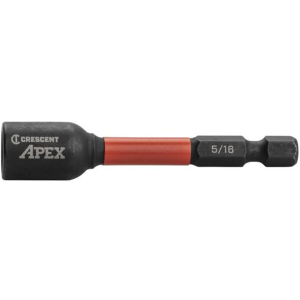 CAVN2DHX20-25 Crescent 5/16'' x 2-1/2'' VORTEX Magnetic Nutsetter - 25 Pack