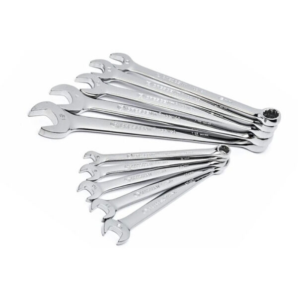 CCWS3 Crescent 10PC 12 Point Metric Combination Wrench Set
