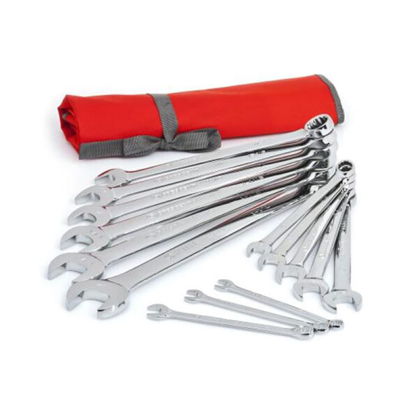 CCWS4 Crescent 14PC 12 Point SAE Combination Wrench Set with Tool Roll