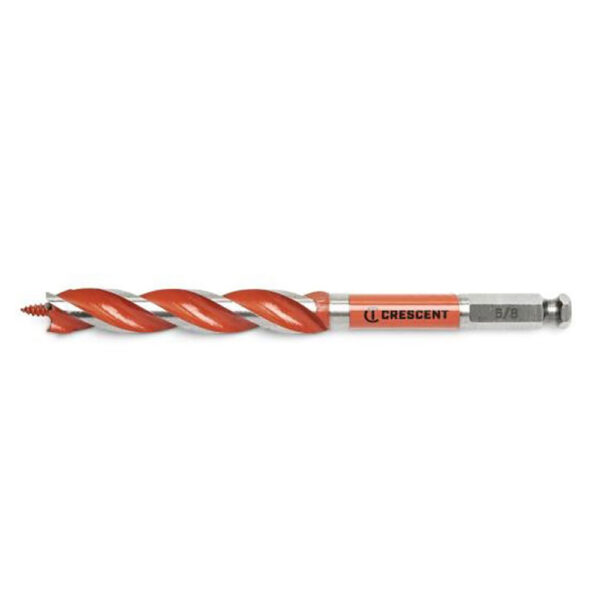 CDAG-7533 Crescent 5/8'' x 7-1/2'' Solid Auger Drill Bit