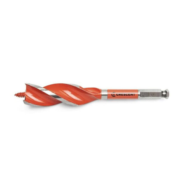 CDAG-7547 Crescent 1-1/8'' x 7-1/2'' Solid Auger Drill Bit