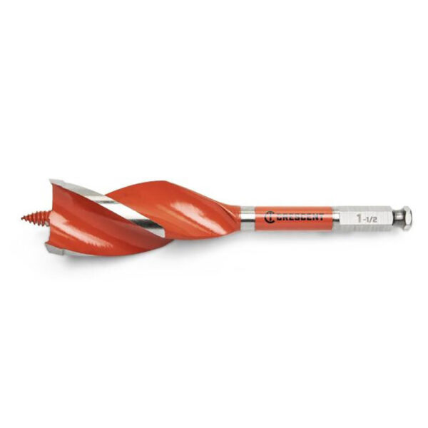 CDAG-7553 Crescent 1-1/2'' x 7-1/2'' Solid Auger Drill Bit