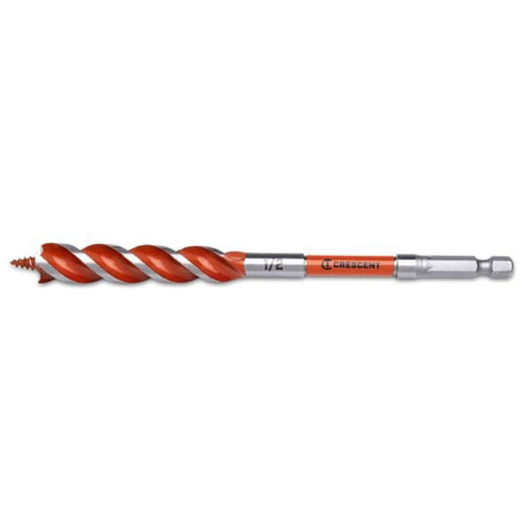 CDSA-629 Crescent 1/2'' x 6'' High Speed Auger Drill Bit