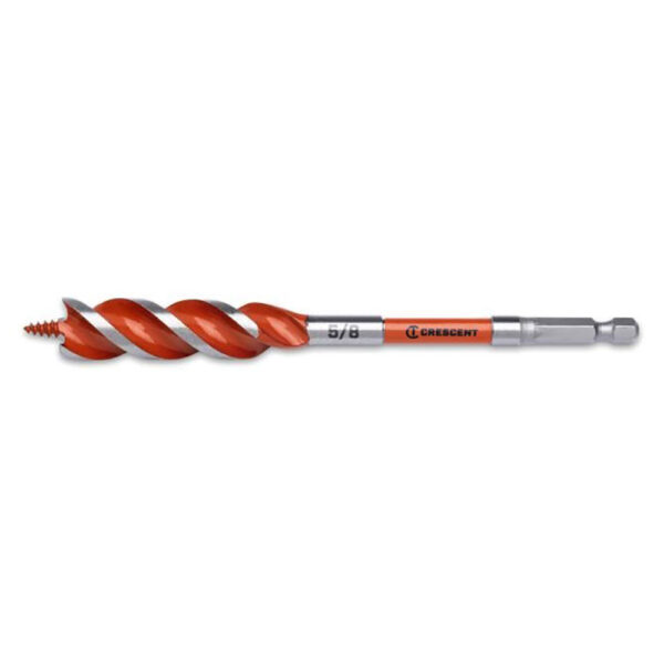 CDSA-633 Crescent 5/8'' x 6'' High Speed Auger Drill Bit
