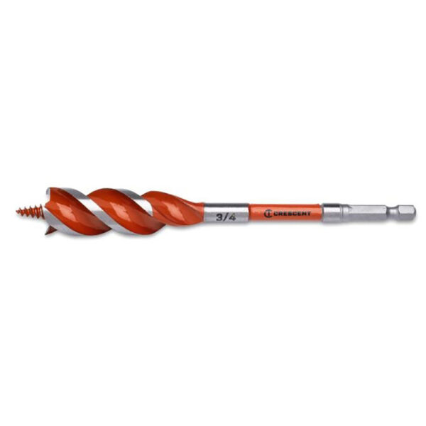 CDSA-637 Crescent 3/4'' x 6'' High Speed Auger Drill Bit