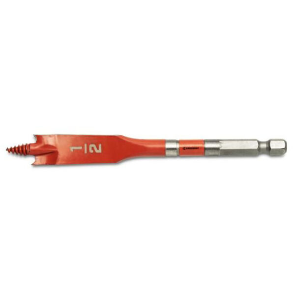 CDSP-429 Crescent 1/2'' x 4'' Screw Point Spade Drill Bit
