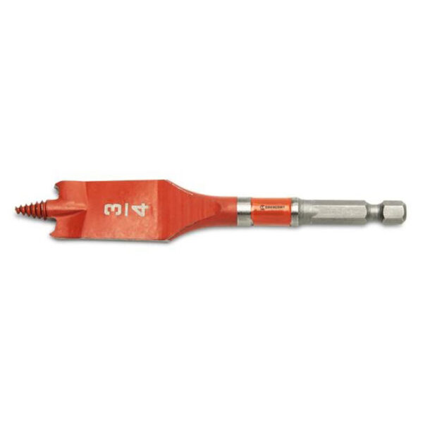 CDSP-437 Crescent 3/4'' x 4'' Screw Point Spade Drill Bit