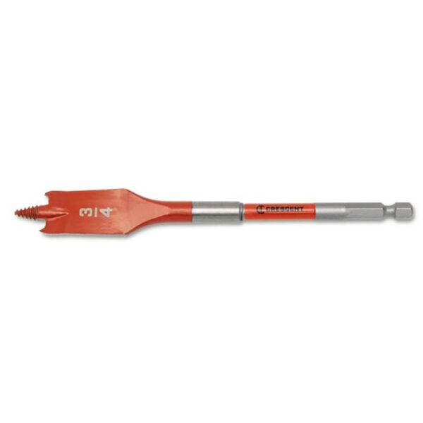 CDSP-449 Crescent 1-1/4'' x 4'' Screw Point Spade Drill Bit