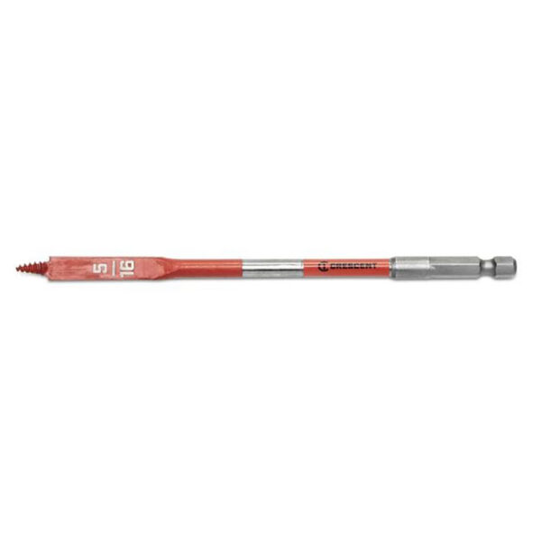 CDSP-617 Crescent 5/16'' x 6'' Screw Point Spade Drill Bit