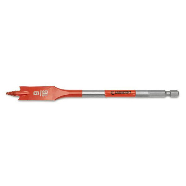CDSP-631 Crescent 9/16'' x 6'' Screw Point Spade Drill Bit