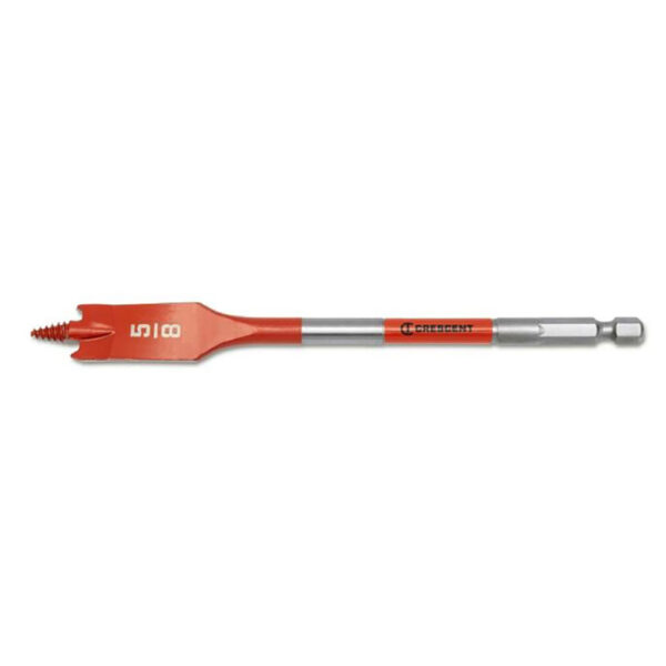CDSP-633 Crescent 5/8'' x 6'' Screw Point Spade Drill Bit