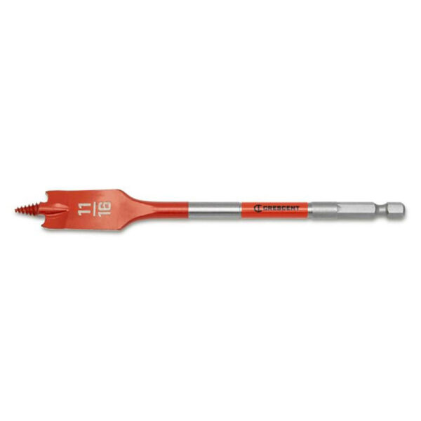 CDSP-635 Crescent 11/16'' x 6'' Screw Point Spade Drill Bit