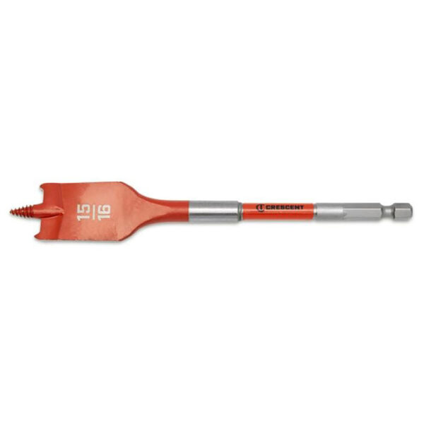 CDSP-643 Crescent 15/16'' x 6'' Screw Point Spade Drill Bit