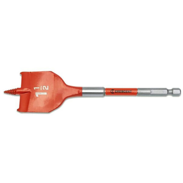 CDSP-653 Crescent 1-1/2'' x 6'' Screw Point Spade Drill Bit