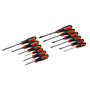 CDT12PCSET Crescent 12PC Diamond Tip Dual Material Screwdriver Set