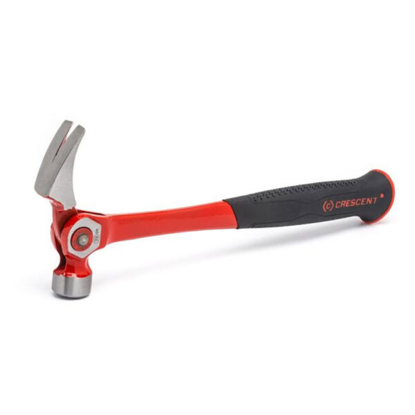 CINDEX18 Crescent 18oz Steel Indexing Claw Hammer with Cushion Grip Handle