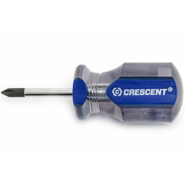 CP1112 Crescent #1 x 1-1/2'' Phillips Acetate Stubby Screwdriver