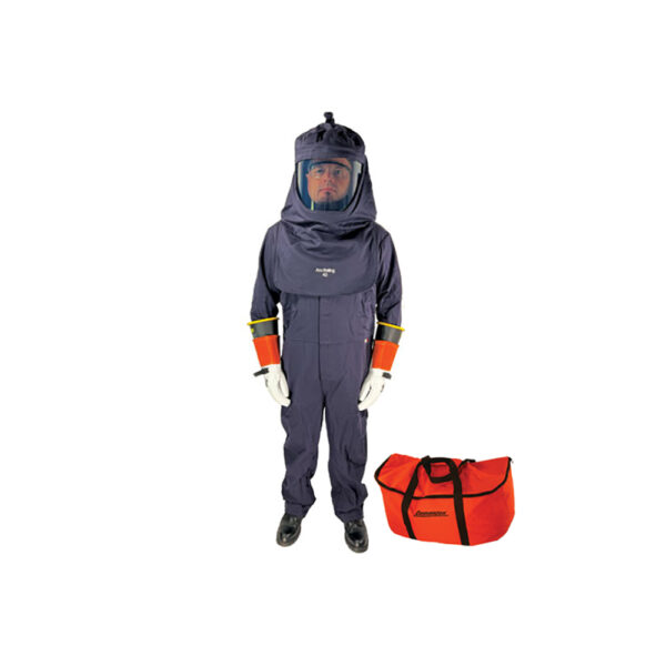 Cementex CPCA12K-5X2 12 cal/cm2 Feature Series Protera Coverall Kit in a Standard Duffel Bag with Class 2 Glove Kit - 5X-LARGE