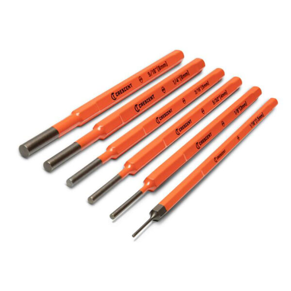 CPPS456 Crescent Pin Punch 6PC Set