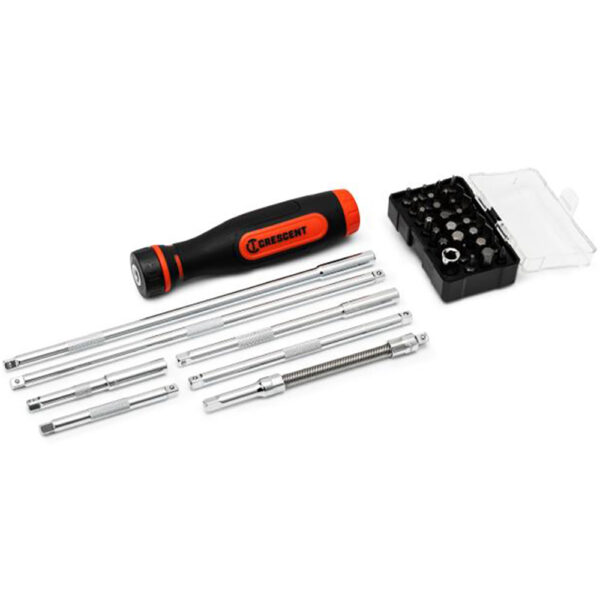 CRBSDS39PC Crescent 39PC Ratcheting Bit Driver Set
